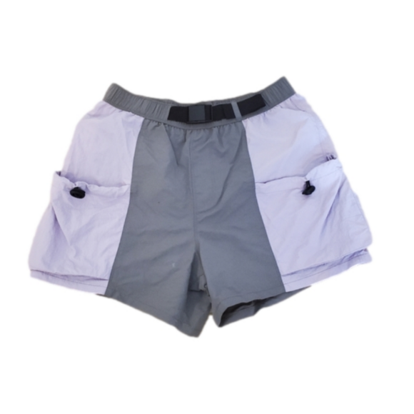 ASOS Pants - ASOS | Lavender and Grey Belted Nylon Cargo Hiking Swim Shorts - Size: S